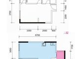 西安恒大御景_1室2厅1卫 建面45平米
