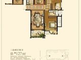 建屋海德景园_3室2厅2卫 建面127平米
