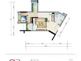 富力月亮湾_1室1厅1卫 建面52平米