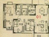 碧桂园翡翠湾_3室2厅2卫 建面116平米