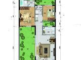 万科京城上方_2室2厅2卫 建面88平米
