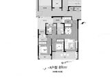 金樾玖著_3室2厅2卫 建面89平米