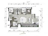 融创云麓长林_4室2厅3卫 建面168平米