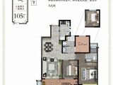 滁州吾悦广场_3室2厅2卫 建面105平米