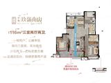 中海国际社区_3室2厅2卫 建面116平米