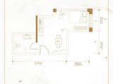 状元楼_1室1厅1卫 建面40平米