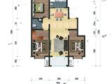 东府_3室2厅1卫 建面124平米