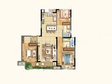宝龙TOD未来新城_3室2厅2卫 建面116平米