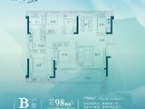 融旷格林学府_3室2厅2卫 建面98平米