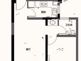 九联湖畔_1室1厅1卫 建面56平米