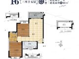 北海恒大御景半岛三期御景湾_2室2厅1卫 建面83平米