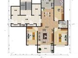 锦华茗邸居住小区_3室2厅1卫 建面111平米