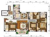 城投碧桂园中央公园_4室2厅3卫 建面192平米