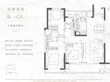 翡翠风华城_3室2厅2卫 建面105平米