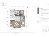 利航棠樾府_4室2厅3卫 建面265平米