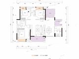 新旭东方春天_4室2厅2卫 建面123平米