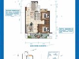 北投观海上城_2室2厅1卫 建面70平米