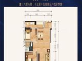恒大养生谷_2室2厅1卫 建面95平米