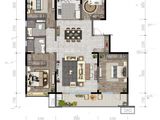 保利云上_4室2厅2卫 建面179平米