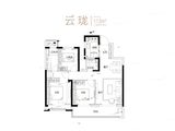 美的云筑_3室2厅2卫 建面113平米