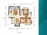 盛世春江_4室2厅2卫 建面107平米