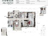 碧桂园滨江天元_5室2厅1卫 建面143平米
