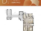 荣安林语秋月_3室2厅2卫 建面96平米