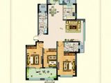 盛德山水绿城_3室2厅2卫 建面148平米