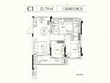 方远未来之光_3室2厅2卫 建面78平米