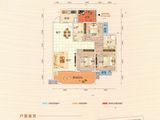 鸿鹏学府壹号_4室2厅2卫 建面111平米