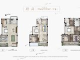 盛泽颐和公馆_5室2厅3卫 建面275平米