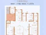 百合兰庭_3室2厅2卫 建面145平米