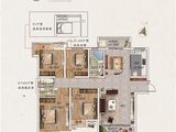 白石古莲城_4室2厅2卫 建面140平米