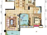 五矿万境水岸天境_3室2厅1卫 建面111平米
