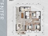 万丰岭上建安_3室2厅2卫 建面110平米