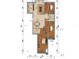 尊府_3室2厅2卫 建面122平米