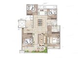 九巨龙国尊1号_4室2厅2卫 建面133平米