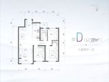 融创未来中心_3室2厅1卫 建面109平米