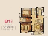 象屿上海年华_3室2厅1卫 建面93平米