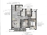 实地花鹤翎_3室2厅2卫 建面98平米