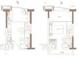 中海铂悦公馆_LOFT39 建面39平米