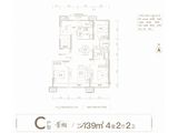 西安长岛国际社区_4室2厅2卫 建面139平米