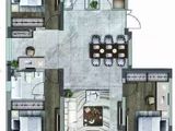 城建北宸府_4室2厅2卫 建面134平米