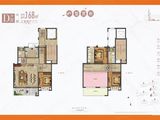 金通紫薇园_3室2厅3卫 建面168平米