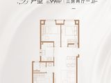 水尚华庭_3室2厅1卫 建面99平米