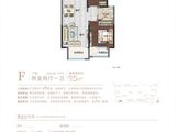 合生学府中央城_2室2厅2卫 建面85平米