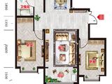 奥莱花苑_3室2厅1卫 建面116平米