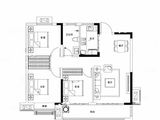 华力毅德城御璟苑_3室2厅1卫 建面105平米