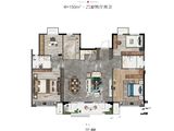 天一仁和宸璟阅山_4室2厅2卫 建面150平米