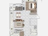 国悦城荣府贰号院_3室2厅2卫 建面127平米